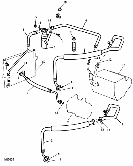 エアコン　コンプレッサー　（'97～/134a） UPS105-M3