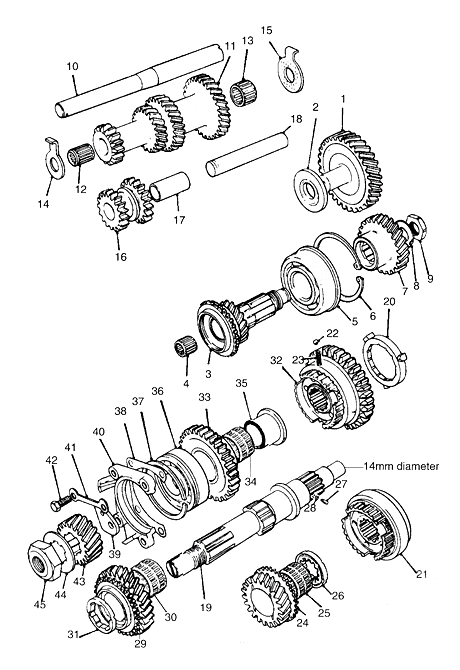 １ｓｔ／２ｎｄ REPRODUCTION シンクロナイザー　ハブ　（２２Ｇ２２６３）