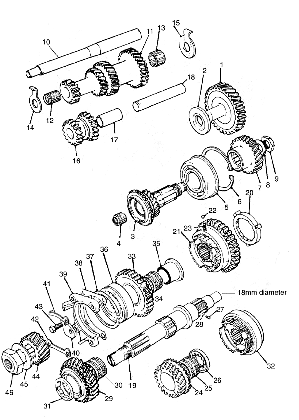 １ｓｔ／２ｎｄ REPRODUCTION シンクロナイザー　ハブ　（２２Ｇ２２６３）